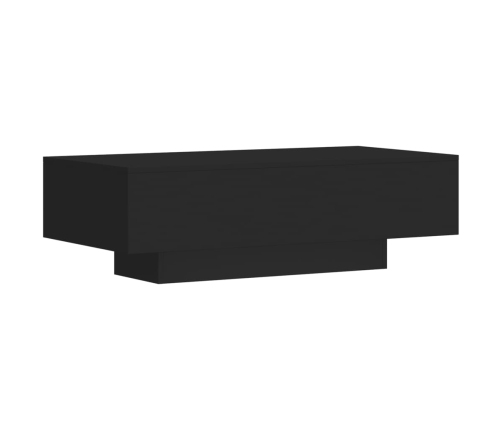 Mesa de centro madera de ingeniería negro 100x49,5x31 cm