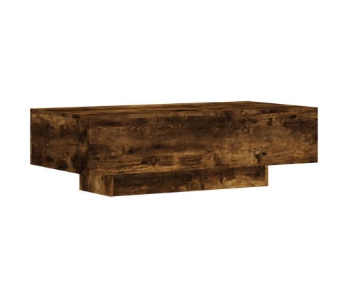 Mesa de centro madera de ingeniería roble ahumado 100x49,5x31cm