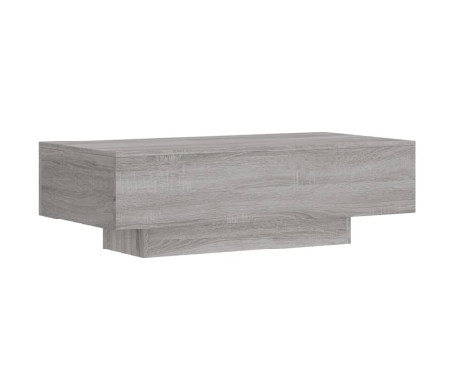 Mesa de centro madera de ingeniería gris Sonoma 100x49,5x31 cm