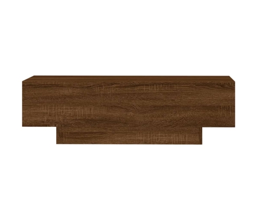 Mesa de centro madera de ingeniería roble marrón 100x49,5x31 cm