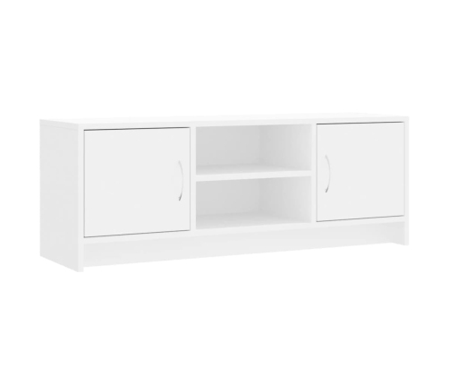 vidaXL Mueble de TV madera de ingeniería blanco 102x30x37,5 cm