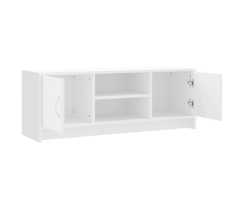 vidaXL Mueble de TV madera de ingeniería blanco 102x30x37,5 cm