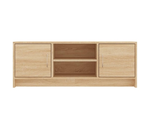 vidaXL Mueble de TV madera de ingeniería roble Sonoma 102x30x37,5 cm