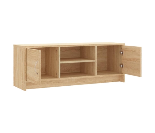 vidaXL Mueble de TV madera de ingeniería roble Sonoma 102x30x37,5 cm