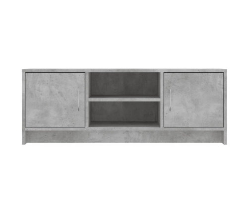 Mueble de TV madera de ingeniería gris hormigón 102x30x37,5 cm