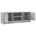 Mueble de TV madera de ingeniería gris hormigón 102x30x37,5 cm