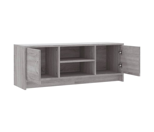 vidaXL Mueble para TV madera de ingeniería gris Sonoma 102x30x37,5 cm