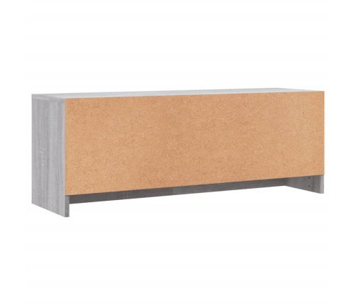 vidaXL Mueble para TV madera de ingeniería gris Sonoma 102x30x37,5 cm