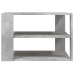 vidaXL Mesa de centro madera ingeniería gris hormigón 59,5x59,5x40 cm