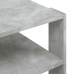 Mesa de centro madera ingeniería gris hormigón 59,5x59,5x40 cm