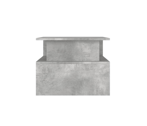 Mesa de centro madera de ingeniería gris hormigón 90x55x42,5 cm