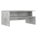 Mesa de centro madera de ingeniería gris hormigón 90x55x42,5 cm