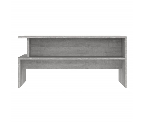 Mesa de centro madera de ingeniería gris Sonoma 90x55x42,5 cm