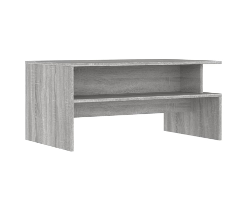 Mesa de centro madera de ingeniería gris Sonoma 90x55x42,5 cm