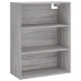 Aparador alto madera contrachapada gris sonoma 69,5x34x180 cm