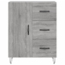 Aparador alto madera contrachapada gris sonoma 69,5x34x180 cm