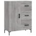 Aparador alto madera contrachapada gris sonoma 69,5x34x180 cm