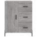 Aparador alto madera contrachapada gris sonoma 69,5x34x180 cm