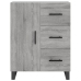 Aparador alto madera contrachapada gris sonoma 69,5x34x180 cm