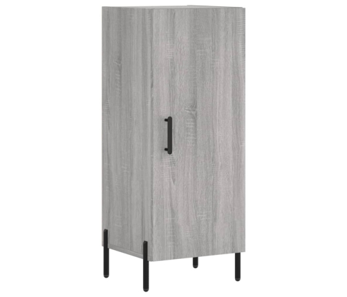 Aparador alto madera contrachapada gris Sonoma 34,5x34x180 cm