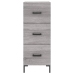 Aparador alto madera contrachapada gris Sonoma 34,5x34x180 cm