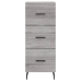 Aparador alto madera contrachapada gris Sonoma 34,5x34x180 cm