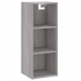 Aparador alto madera contrachapada gris Sonoma 34,5x32,5x180 cm