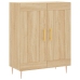 Aparador alto madera contrachapada color roble 69,5x34x180 cm