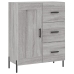 Aparador alto madera contrachapada gris sonoma 69,5x34x180 cm