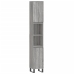 Set de muebles de baño 3 pzas madera contrachapada gris sonoma