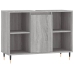 Set de muebles de baño 3 pzas madera contrachapada gris sonoma