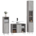 Set de muebles de baño 3 pzas madera contrachapada gris sonoma