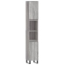 Set de muebles de baño 3 pzas madera contrachapada gris sonoma