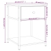 Mesitas noche 2 uds madera ingeniería roble Sonoma 44x45x58 cm