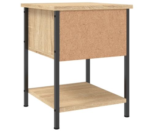 vidaXL Mesita noche 2 uds madera ingeniería roble Sonoma 34x35,5x45 cm