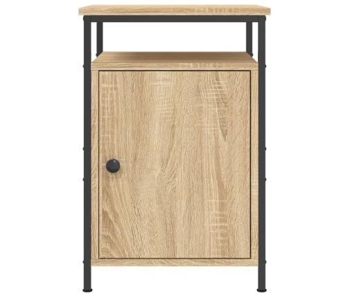 vidaXL Mesita de noche madera contrachapada roble sonoma 40x42x60 cm