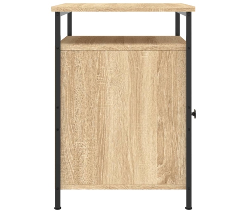 vidaXL Mesita de noche madera contrachapada roble sonoma 40x42x60 cm