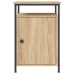 Mesitas noche 2 uds madera contrachapada color roble 40x42x60cm