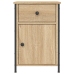 Mesitas noche 2 uds madera contrachapada color roble 40x42x60cm