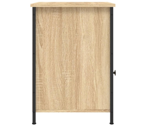 Mesitas noche 2 uds madera contrachapada color roble 40x42x60cm