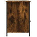 Mesitas noche 2 uds madera contrachapada roble humo 40x42x60 cm