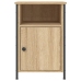 Mesitas noche 2 uds madera contrachapada color roble 40x42x60cm