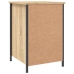 Mesitas noche 2 uds madera contrachapada color roble 40x42x60cm