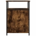 Mesitas noche 2 uds madera contrachapada roble humo 40x42x60 cm