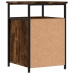 Mesitas noche 2 uds madera contrachapada roble humo 40x42x60 cm