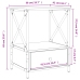 Mesita de noche madera de ingeniería roble Sonoma 50x41x65 cm