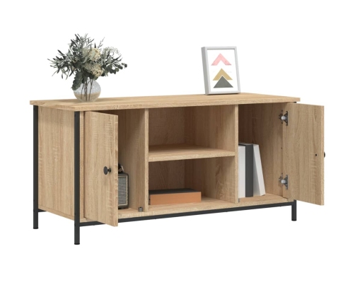 Mueble para TV madera contrachapada roble Sonoma 100x40x50 cm