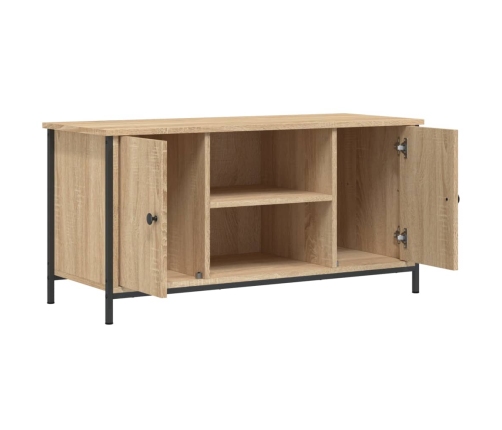 Mueble para TV madera contrachapada roble Sonoma 100x40x50 cm