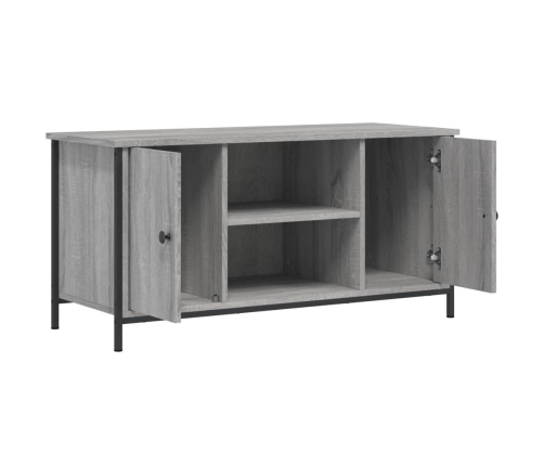 Mueble de TV madera contrachapada gris Sonoma 100x40x50 cm