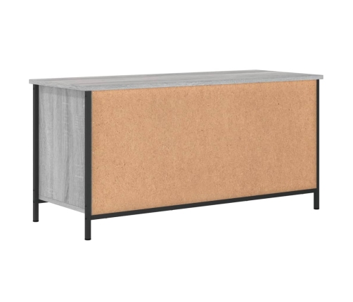 Mueble de TV madera contrachapada gris Sonoma 100x40x50 cm